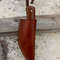 7Inch Custom D2 Steel Knife Rosewood Handle With Leather Sheath 3
