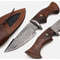Luxury Damascus Hunting Knife Perfect For Outdoor Adventures 0