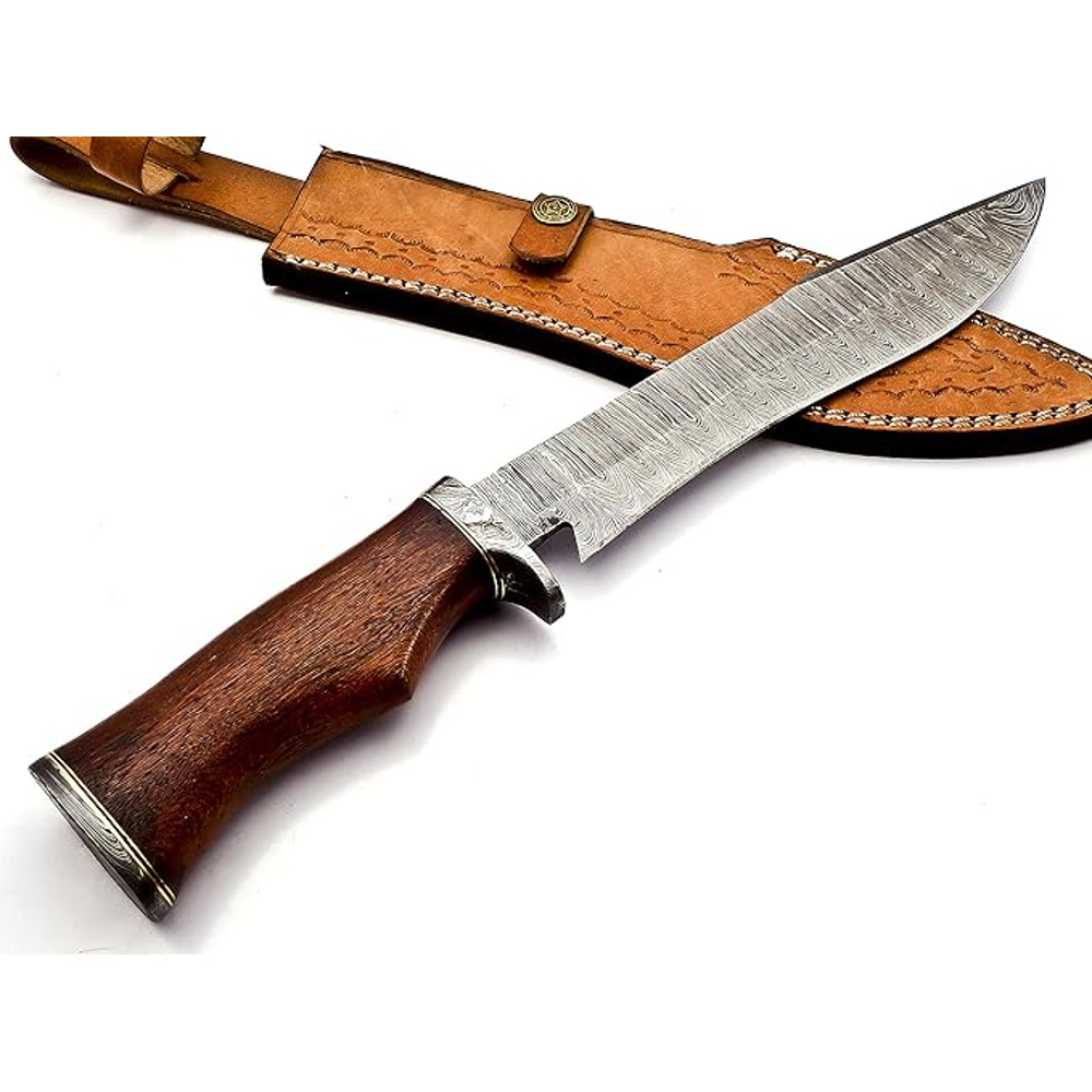 Handmade Damascus Bowi Knife Masterpiece 1