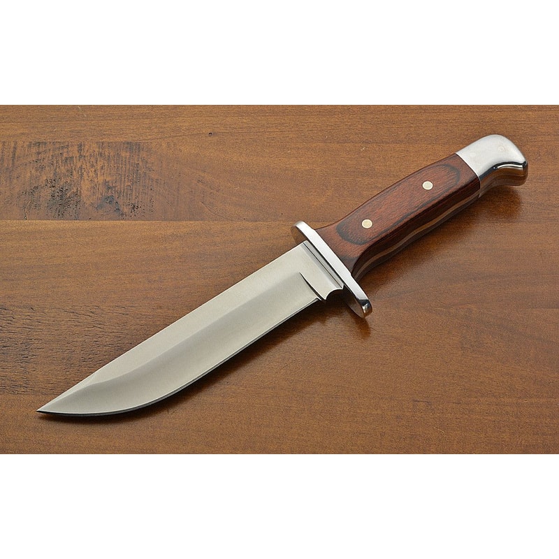 Handmade 13 D2 Steel Hunting Knife Rosewood Handle D2 Clip Bolster Premium Gift With Leather Shea 0