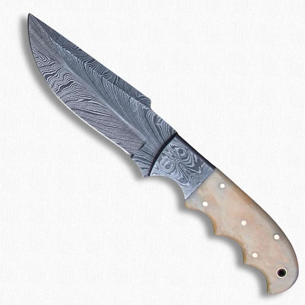 Premium Forged 352 Layers Damascus Steel Hunting Knife Camel Bone Handle Handmade Full Tang Luxu 3