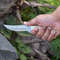 Custom Handmade Hunting Skinner Knife 9 Inch Overall 45 Inch Blade Camel Bone Handle Damascus Steel 1