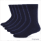 Mens Combed Cotton Striped Socks Breathable Casual Socks Plus Size Socks 6 Pairs 4