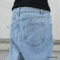 Mens Baggy Wide Leg Jeans Oversized Straight Denim Casual Solid Color Made Inhouse 5