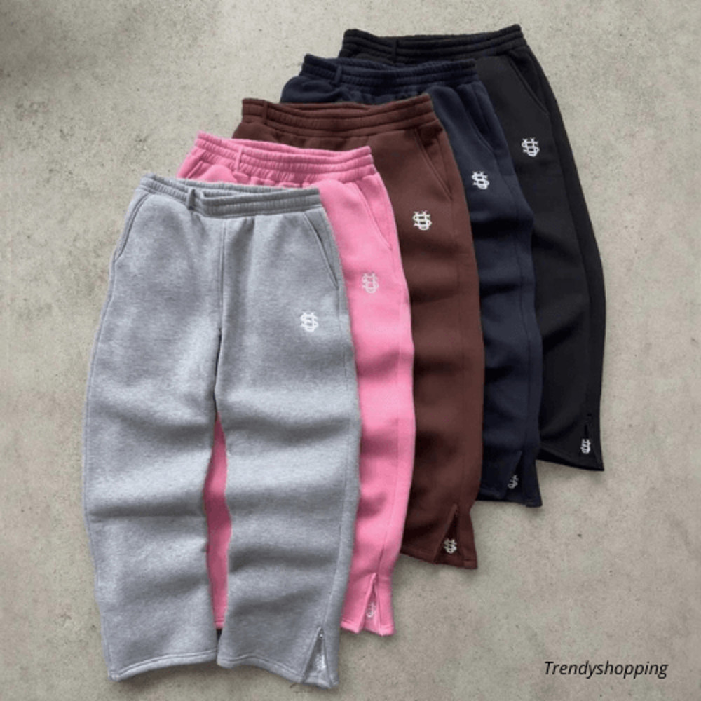 Casual Slimfit Pants Solidcolored Sports Pants For Men And Women Handmade 0