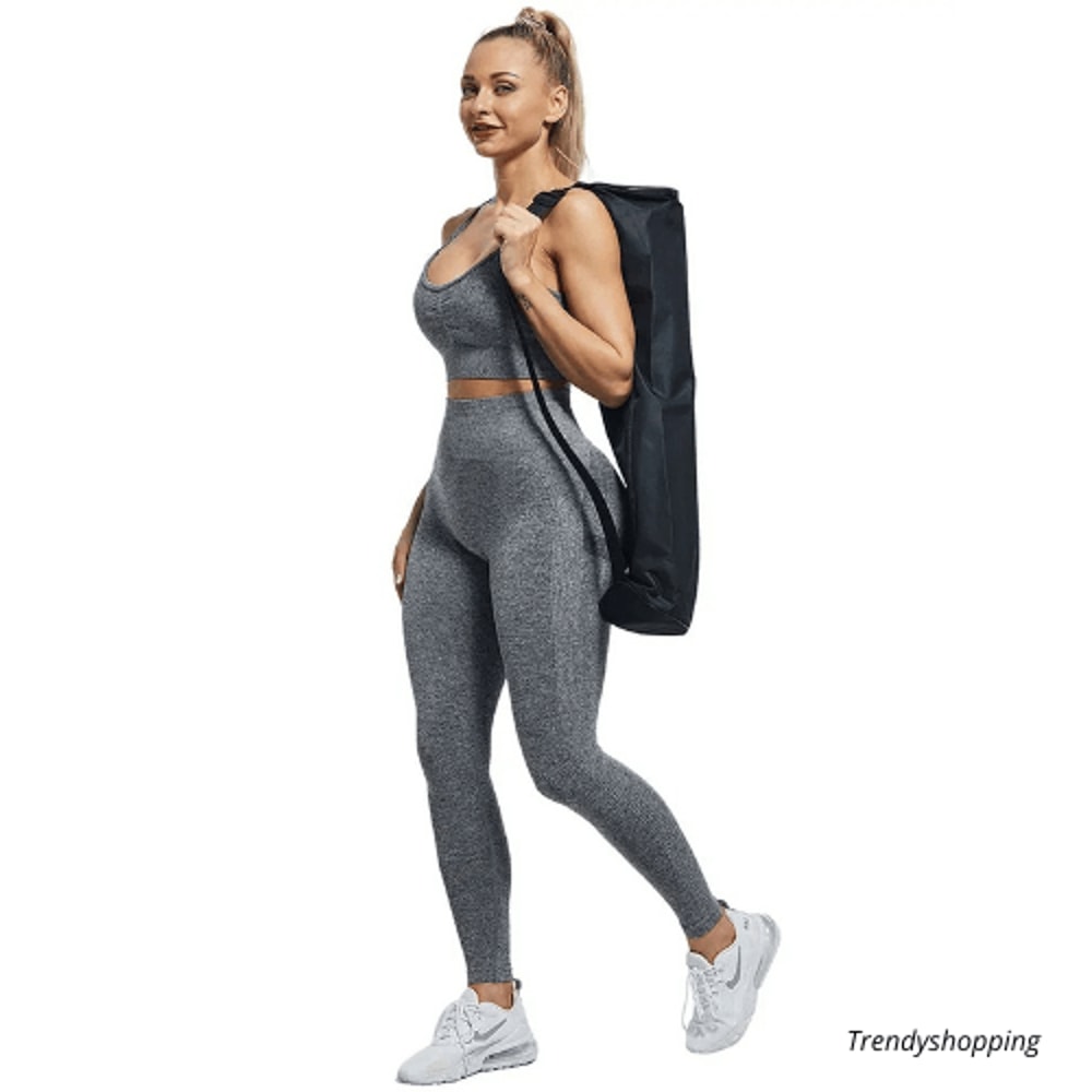 Womens High Waist Fitness Leggings Seamless Slim Stretchy Handmade Outdoor Running Pants 0