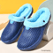 Mens And Womens Cotton Slippers Couple Style Handmade Thick Velvet Winter Warm Clogs 1