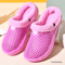 Mens And Womens Cotton Slippers Couple Style Handmade Thick Velvet Winter Warm Clogs 3