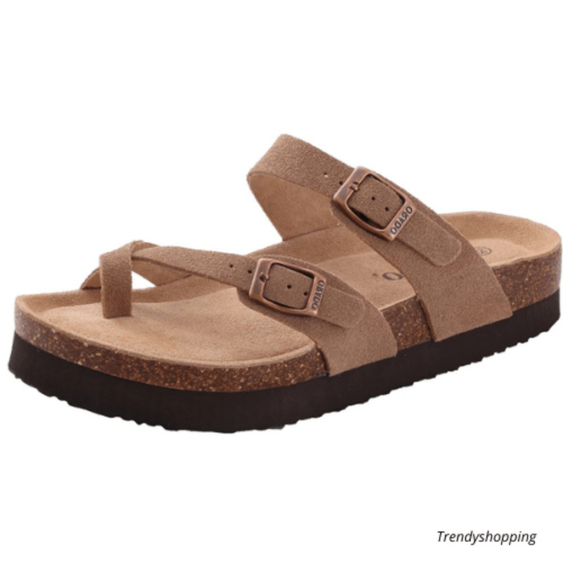 Womens Suede Mules Slippers Mens Clogs Cork Insole Sandals With Arch Support Handmade Home Shoes 2