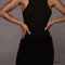Womens Ribbed Bodycon Dress Solid Color Fitted 2