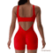 1 Piece Backless Yoga Jumpsuit U Neck Sleeveless Sports Jumpsuit Solid Color Bodysuit For Women Hom 4