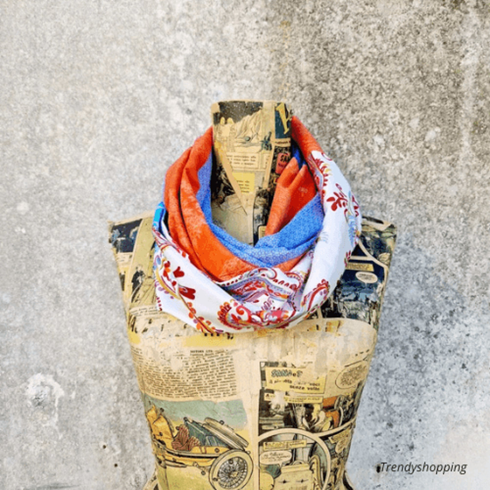 Womens Printed Silk Square Scarf Luxury Design Handmade Soft Satin Horse Headband 0