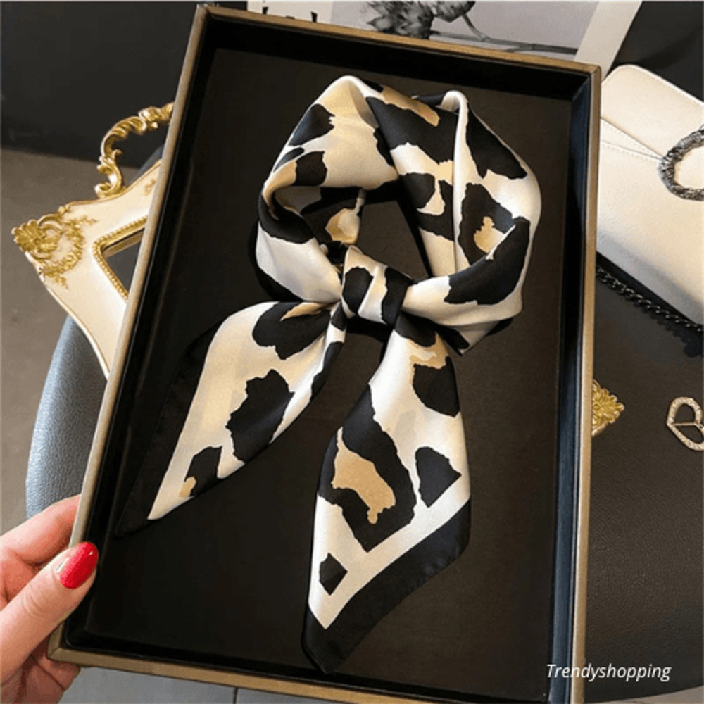 Womens Square Silk Scarf Shawl Decorative Neck Headband Luxury Design Bandana Handmade 8