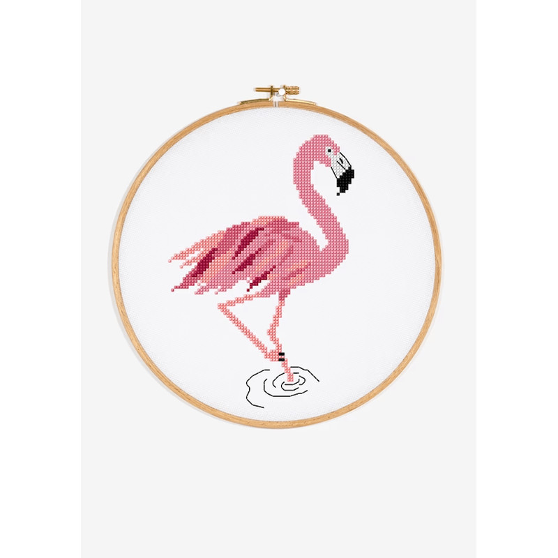 Flamingo Cross Stitch Pattern PDF By Elevana Instant Download 3