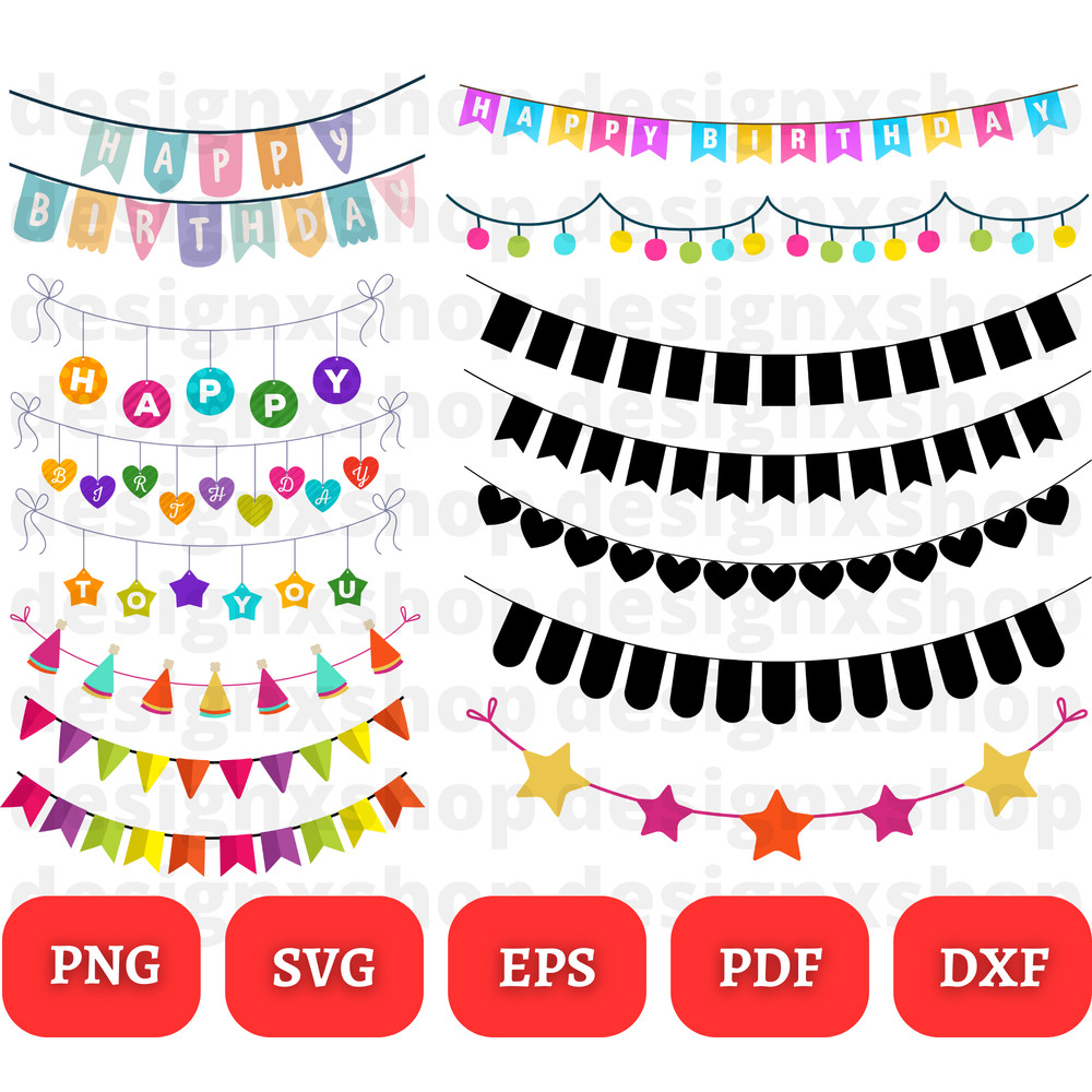 Happy Birthday SVG  Birthday SVG  Birthday Cut File  Birthday Silhouette Birthday Clipart  Cupcake  1