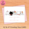 Cat Christmas Card Merry Christmas Cat Card Cat Card Funny Christmas Card Kids Card Christmas Card