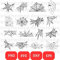 Spider Web SVG Bundle Halloween Clipart Cricut Cut Files Digital Download 2