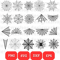 Spider Web SVG Bundle Halloween Clipart Cricut Cut Files Digital Download 3