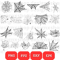 Spider Web SVG Bundle Halloween Clipart Cricut Cut Files Digital Download 4