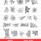 Spider Web SVG Bundle Halloween Clipart Cricut Cut Files Digital Download 6