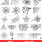 Spider Web SVG Bundle Halloween Clipart Cricut Cut Files Digital Download 9