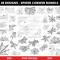Spider Web SVG Bundle Halloween Cobweb Clipart Instant Download 0