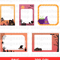 Halloween Frames Clipart Spooky Pumpkin PNG Bundle Digital Download 3