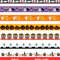 Halloween Borders Clipart Halloween Borders SVG Halloween Digital Ribbons Bunting Banners Halloween 6