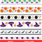 Halloween Borders Clipart Halloween Borders SVG Halloween Digital Ribbons Bunting Banners Halloween 1