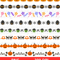 Halloween Borders Clipart Halloween Borders SVG Halloween Digital Ribbons Bunting Banners Halloween 5