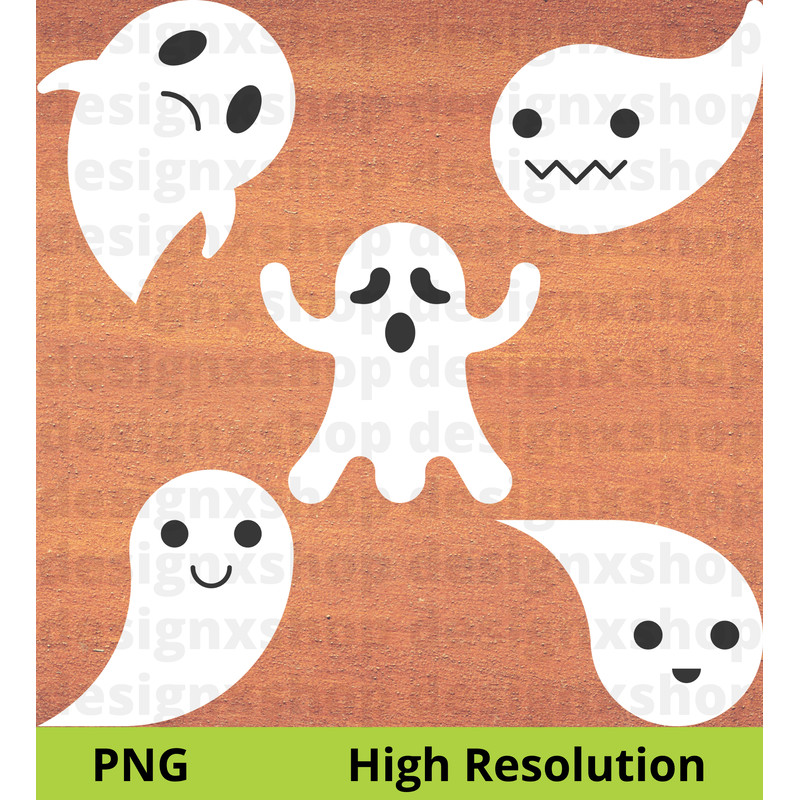 Halloween Ghost SVG Bundle  Ghost Svg  Halloween Svg  Trick Or Treat Svg  Flying Ghost Svg  Ghost S 5