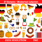 Oktoberfest Clipart German Festival SVG  PNG Digital Download 0