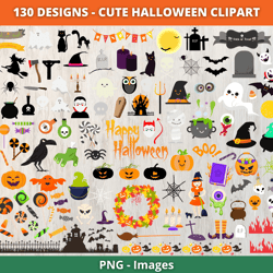 halloween clipart, ghost, pumpkin, haunted house, happy halloween clipart