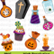 Halloween Clipart Trick Or Treat Black Cat Ghost Pumpkin Haunted House Happy Halloween Clipart 3