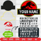 Jurassic Park SVG File Dinosaur SVG Jurassic World Park Dinosaur Jurassic Park Clipart Jurassic Fon 0