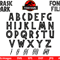Jurassic Park Font Jurassic World Font Jurassic Park Font SVG PNG EPS Dxf Ai Cut Files Instant Down 0