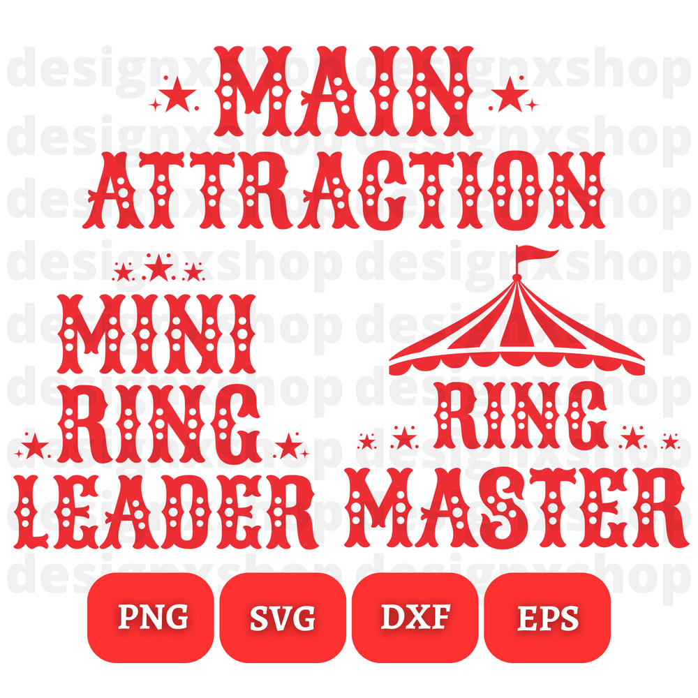Circus Crew Svg Circus Svg Carnival Birthday Svg Bundle Circus Birthday Svg Carnival Theme Birthday 2