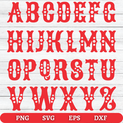 carnival alphabet, circus letters, carnival font, circus font, circus alphabet, carnival letters, circus svg
