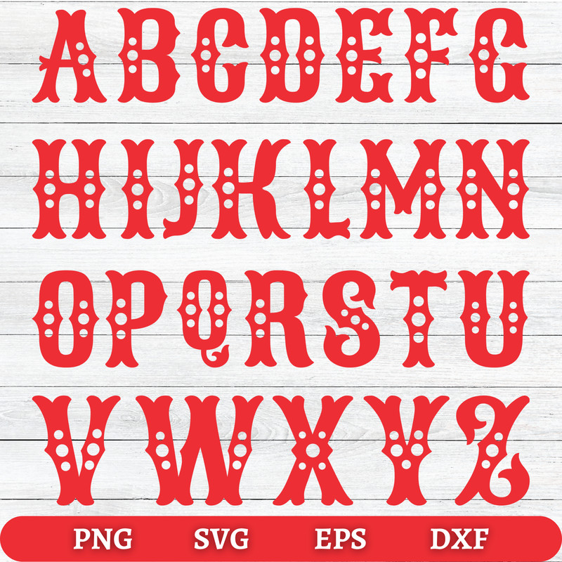 Carnival Alphabet Circus Letters Carnival Font Circus Font Circus Alphabet Carnival Letters Circus  0