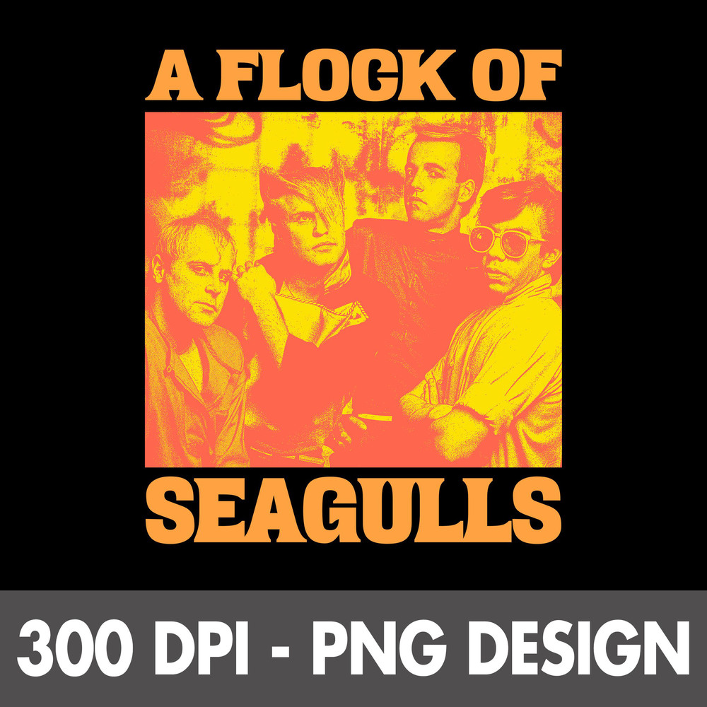 A Flock Of Seagulls Tribute Fanmade PNG File 0