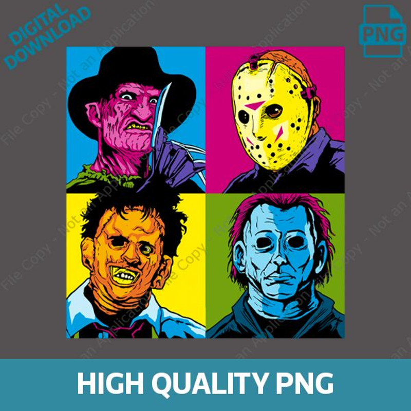 Horror Movies PNG Halloween Png Freddy Krueger Png Michael Myers Png Jason Voorhees Png 0