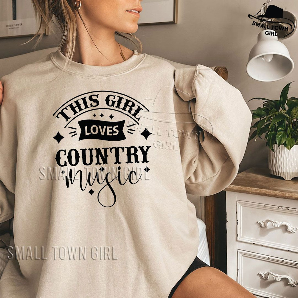 This Girl Loves Country Music Svg Cowgirl Svg Western Svg Country Girl Svg Country Music Svg Southe 1
