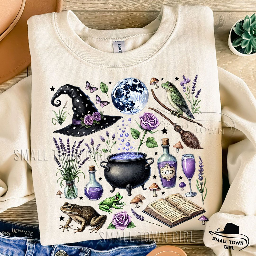 Halloween Vintage Witchcraft Png Halloween Png Spooky Season Png Boho Halloween Witch Craft Png Ret 1