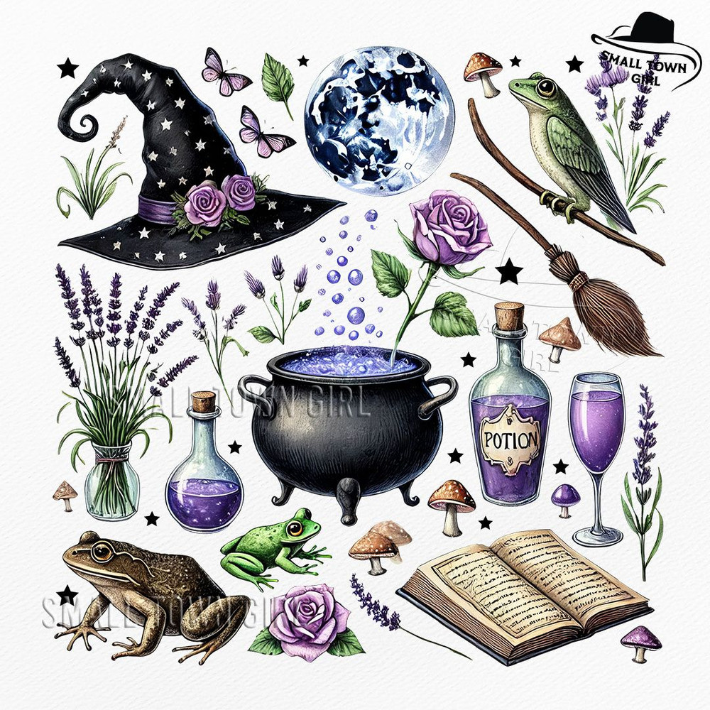 Halloween Vintage Witchcraft Png Halloween Png Spooky Season Png Boho Halloween Witch Craft Png Ret 0