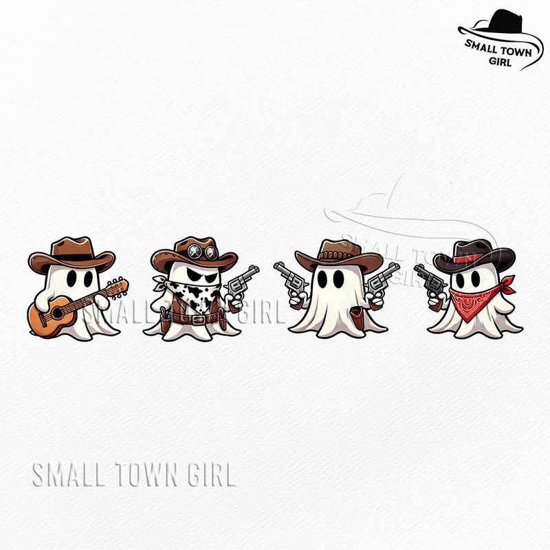 Halloween Boo Ghost Cowboy Png Western Halloween Png Cowboy Ghost Png Halloween Cowgirl Ghosts Png 0