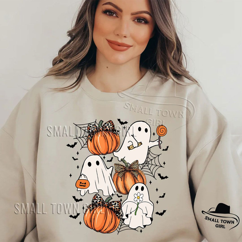 Halloween Coquette Bow Ghost Pumpkin Png Halloween Coquette Bow Png Spooky Season Png Aesthetic Coq 2