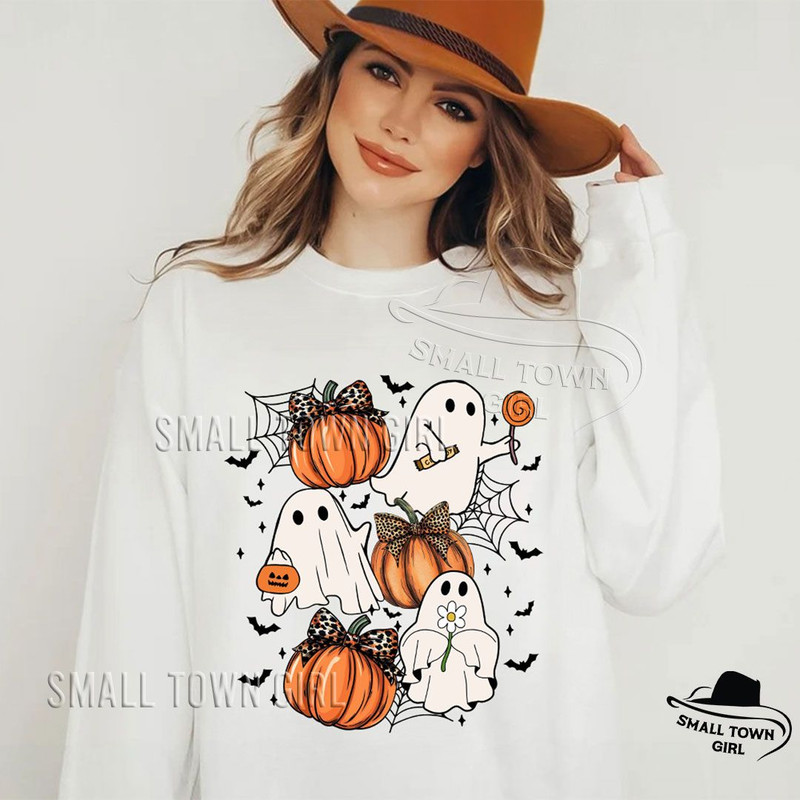 Halloween Coquette Bow Ghost Pumpkin Png Halloween Coquette Bow Png Spooky Season Png Aesthetic Coq 4