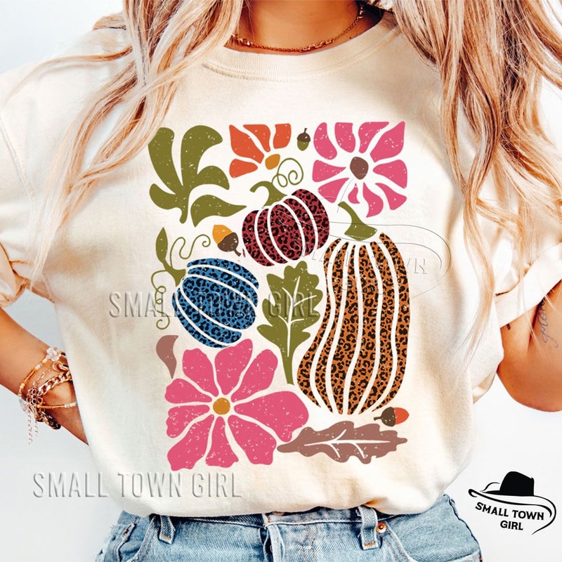 Leopard Pumpkin With Flowers Png Fall Design Png Autumn Png Sublimation Designs Leopard Pumpkin Png 2