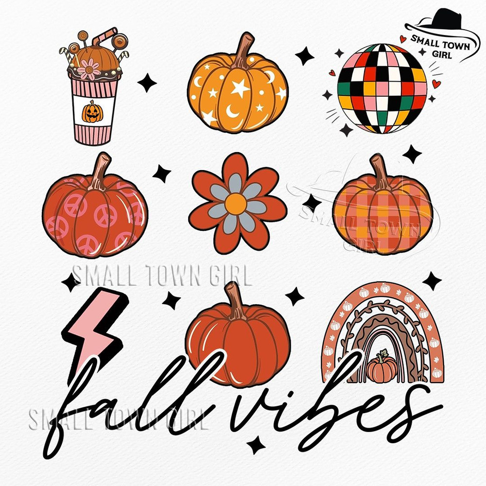 Fall Vibes Sublimation Png Retro Fall Sublimation Mushroom Png Distressed Fall Png Pumpkin Png Autu 2
