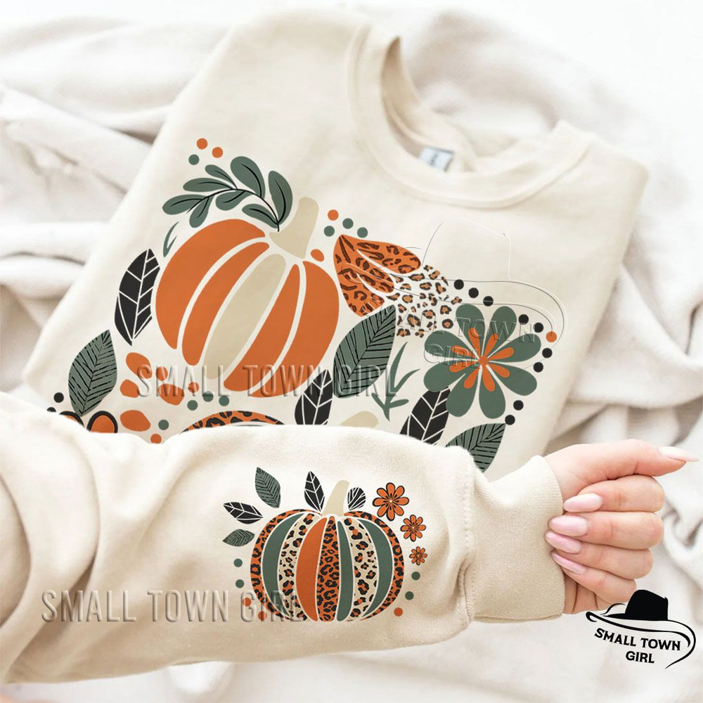 Boho Pumpkin Fall Front And Back Png Boho Pumpkins Fall Png Leopard Pumpkin Boho Fall Png Fall Pump